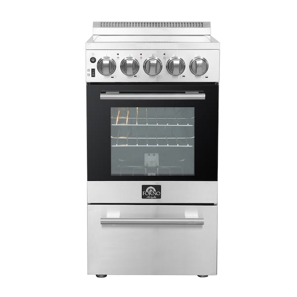 Forno Pallerano 20In. Freestanding Electric Range, 4 elements - FFSEL6052-20