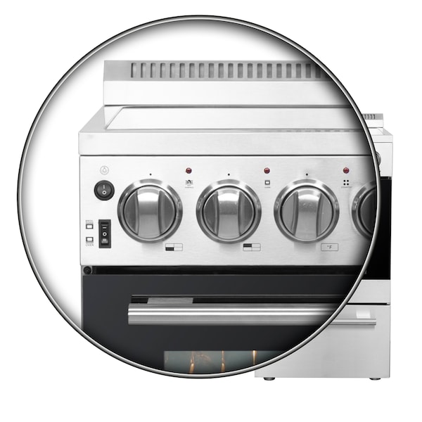 Forno Pallerano 20In. Freestanding Electric Range, 4 elements - FFSEL6052-20