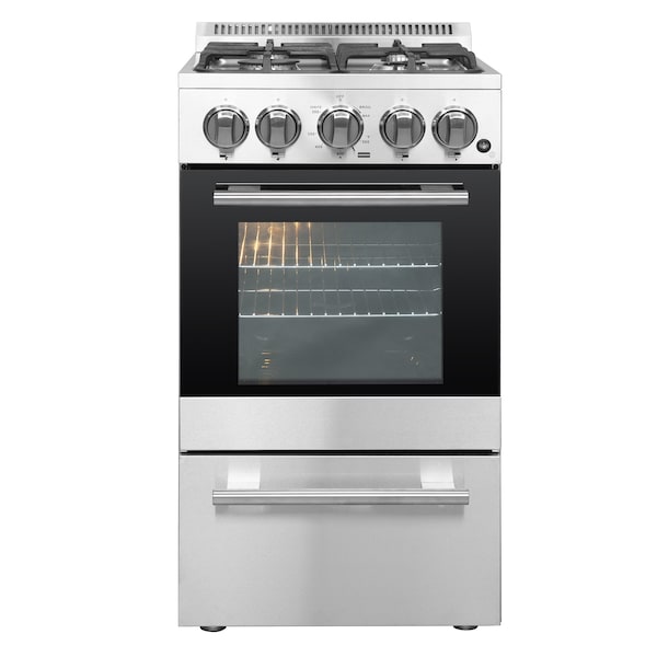 Forno Lamazze 20In. Freestanding Gas Range - FFSGS6265-20
