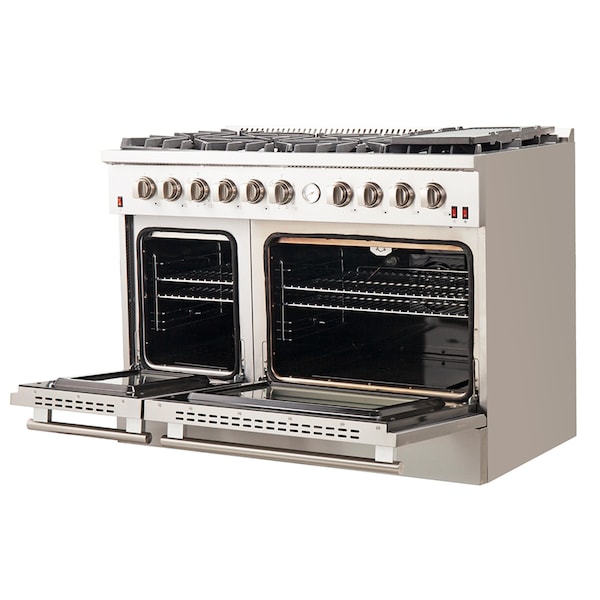 Forno Professional 48In. Freestanding Gas Range with AirFry - FFSGS6291-48