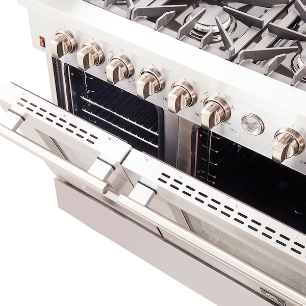 Forno Professional 48In. Freestanding Gas Range with AirFry - FFSGS6291-48
