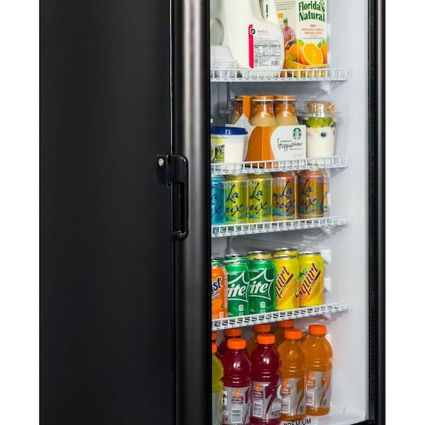 Premium Levella Premium Levella 12.5 cu. ft. Commercial Display Refrigerator One Glass Door Merchandiser in Black -  PRF1257DX