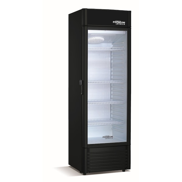 Premium Levella Premium Levella 12.5 cu. ft. Commercial Display Refrigerator One Glass Door Merchandiser in Black -  PRF1257DX