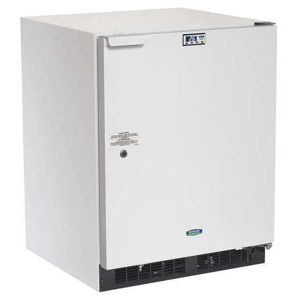 Marvel Scientific Under Counter Refrigerator, 4.6 cu. ft., White, Left - SA24RAS4LW