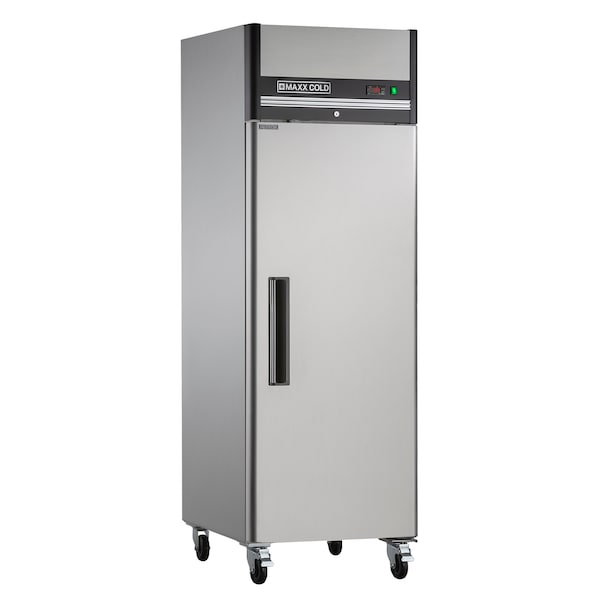Maxx Cold Refrigerator 23 cu.ft., Single Door, Commercial Upright, Stainless Steel - MXCR-23FD