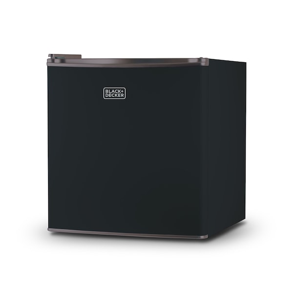 Black & Decker Compact Refrigerator Energy Star Single Door Mini Fridge with Freezer, 1.7 Cubic Feet, Black - BCRK17B