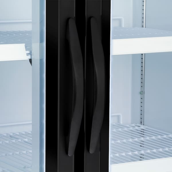 Maxx Cold Refrigerator 48 cu.ft., DBL Door, Commercial Merchandiser, Black/Glass - MXM2-48RB