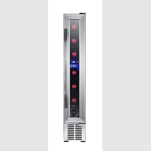 Edgestar BuiltIn 6 Inch Wide 7 Bottle Capacity Compact Wine Cooler - CWR70SZ