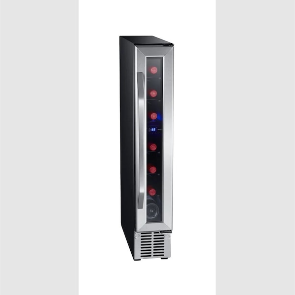 Edgestar BuiltIn 6 Inch Wide 7 Bottle Capacity Compact Wine Cooler - CWR70SZ