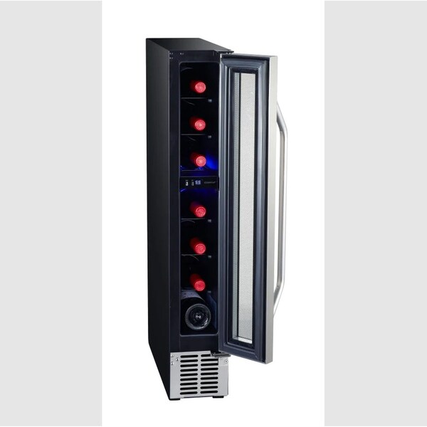 Edgestar BuiltIn 6 Inch Wide 7 Bottle Capacity Compact Wine Cooler - CWR70SZ