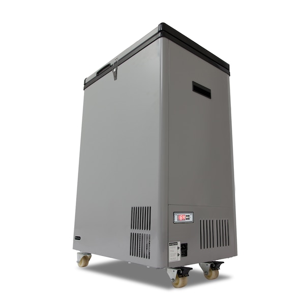 Whynter 95 Qt Portable Wheeled Freezer with Door Alert and 12v Option - FM-951GW