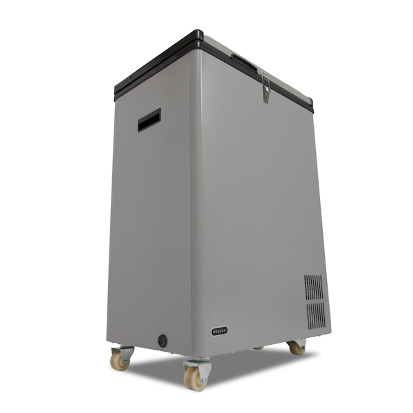 Whynter 95 Qt Portable Wheeled Freezer with Door Alert and 12v Option - FM-951GW