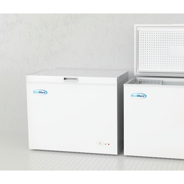 Koolmore Comercial Deep Chest Freezer with Two Wire Basket, 7 cu. ft. Food and Meat Storage - SCF-7C