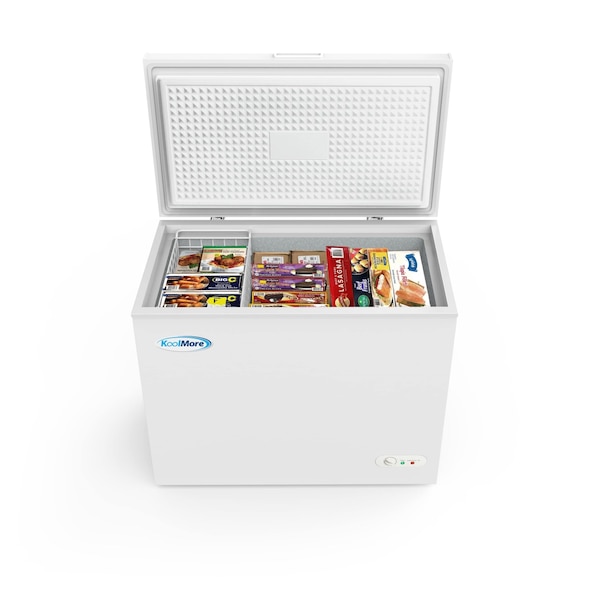 Koolmore Comercial Deep Chest Freezer with Two Wire Basket, 7 cu. ft. Food and Meat Storage - SCF-7C