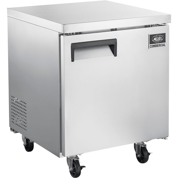 Global Industrial Nexel Undercounter Freezer, Solid Door, 5.5 Cu. Ft., Stainless Steel - 243089