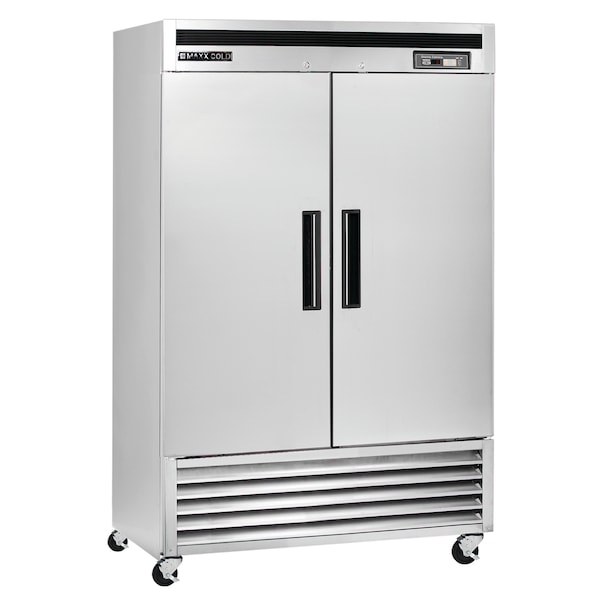 Maxx Cold Freezer 49 cu.ft., Commercial Upright, Stainless Steel - MCF-49FD
