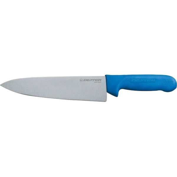 Dexter Russell Chef Knife, 8" L, SS Blade, Blue - 12443C
