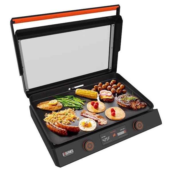 Blackstone E-Series 22 in. L X 9.29 in. W Cast Aluminum Nonstick Surface Electric Griddles - 8001