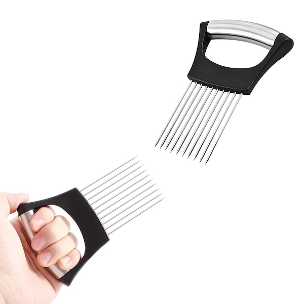 1947Kitchen Multipurpose Stainless Steel Assistant Vegetable and Meat Slicer Holder - TI-CHAMV