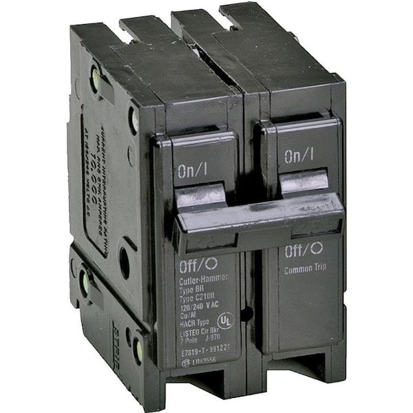 Eaton Cutler-Hammer Circuit Breaker, BR Series, 40A, 2 Pole, 120/240V AC, 10kA - BR240