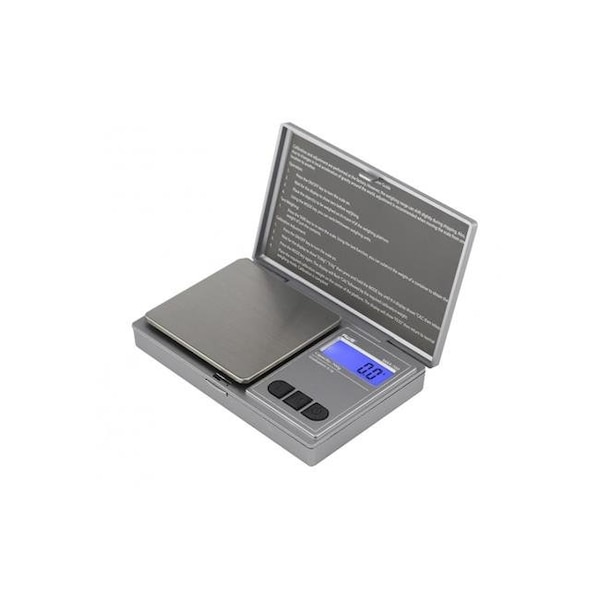American Weigh Scales American Weigh Scales MAX-700-SIL 700 x 0.1 g Digital Pocket Scale - Silver - MAX-700-SIL