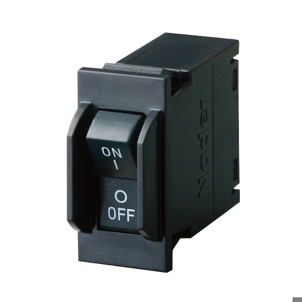 Automation Systems Interconnect Panel Mount Circuit Breaker, Rocker Actuator, Hydraulic Magnetic, 15 A, DC Breaker, 1 Pole, UL1077 - NDB330Z415-1QHY110R