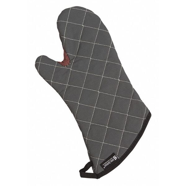 Bestguard Oven Mitt, Webguard, 450F Cap, 15", Blk, PR - 800FG15-BK