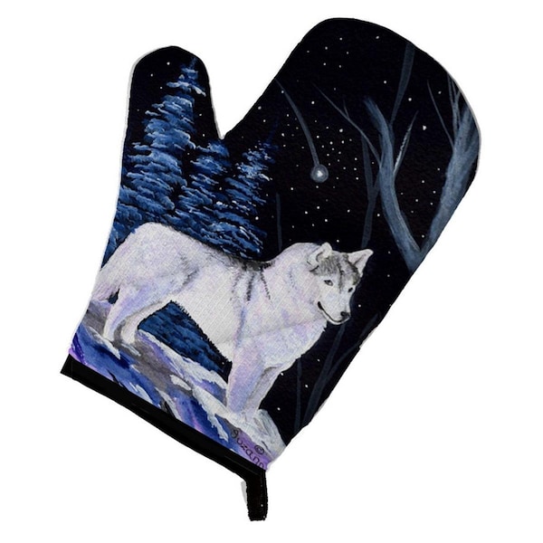 Carolines Treasures Starry Night Siberian Husky Oven Mitt - SS8400OVMT