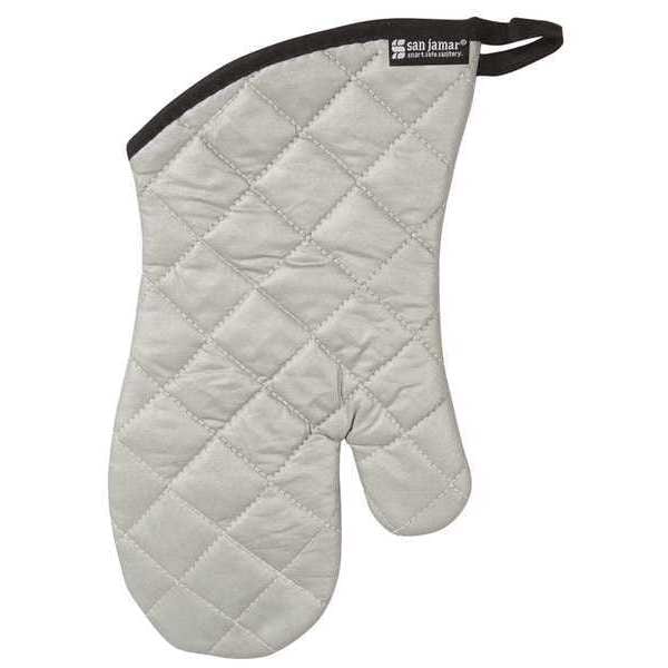 San Jamar Silicone Oven Mitts, 400 deg F, 15", PR - 801SG15