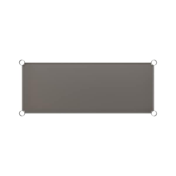 Flash Furniture Galvanized Under Shelf for 24 x 48 Work Tables - NH-GU-2448-GG