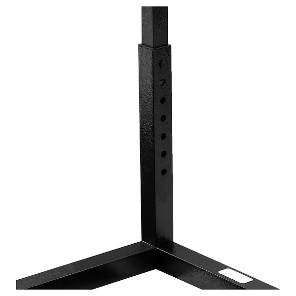 Carlisle Foodservice Adj. Single-Sided Sneeze Guard, 24", Blk - 922403