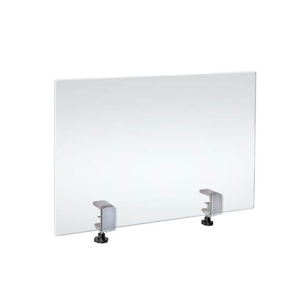 Azar Displays 23.5" x 31.5" Acrylic Plexiglass W/ Metal Counter Edge Clamp - 179754-187