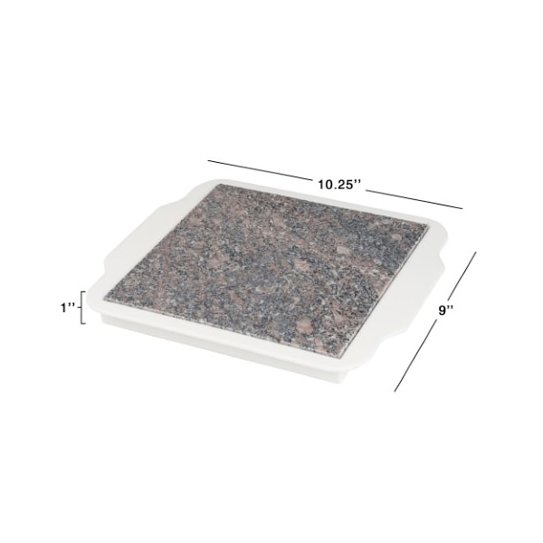 Hastings Home Hastings Home Microwavable Warming Granite Plate - 901876CAB