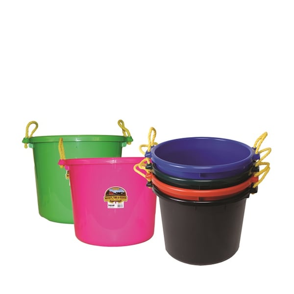 Miller Mfg Duraflex Muck Bucket Tub 70 Qt. NEON GREEN - 1128-NG