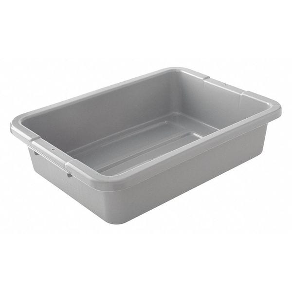 Rubbermaid Commercial Bulk Bus Box, 20"x15x5", Gray - FG334992GRAY