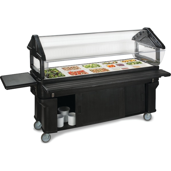 Carlisle Foodservice Portable w/Strg, Legs, 6 ft.x2 ft.x4.2 ft. - 661103