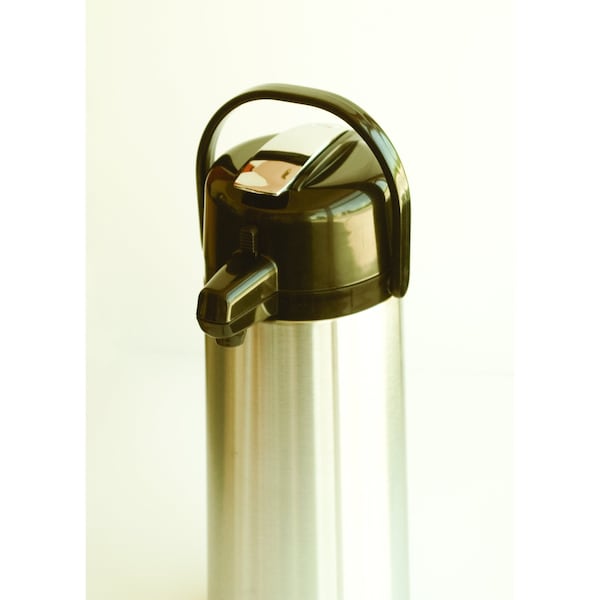 Service Ideas EcoAir Airpot with Lever Lid, 3.0 Liter, Glass vacuum insulated - ECAL30S