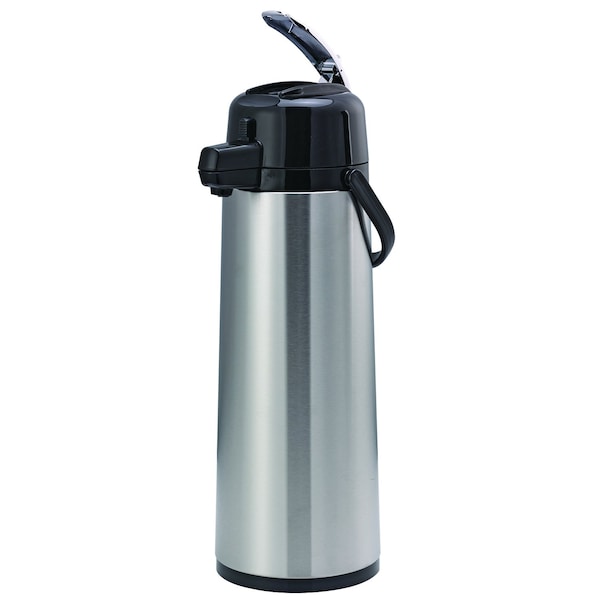 Service Ideas EcoAir Airpot with Lever Lid, 3.0 Liter, Glass vacuum insulated - ECAL30S