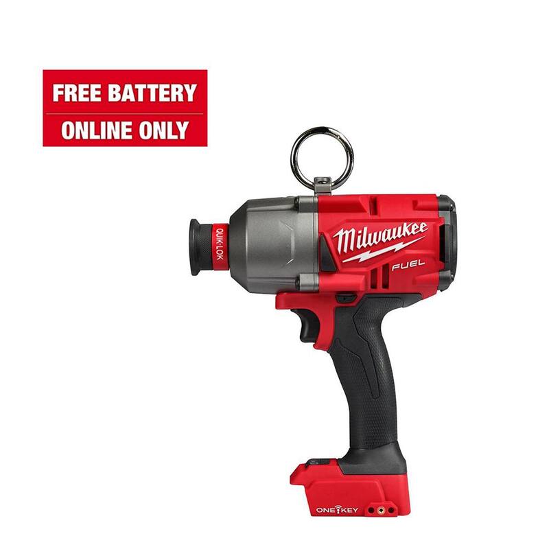 Llave de Impacto de Alto Torque Milwaukee M18 FUEL ONE-KEY 18V de Ion de Litio sin Escobillas Inalámbrica de 7/16 pulgadas (Herramienta Solamente) - 2865-20
