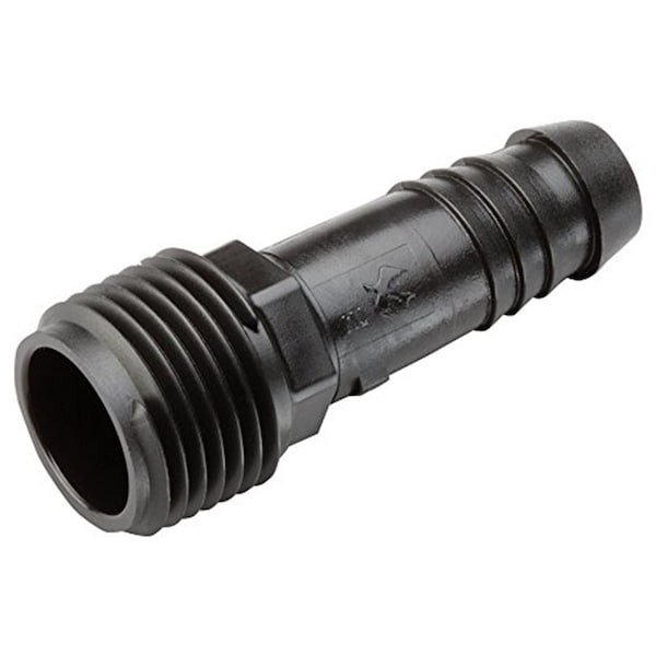 Rain Bird 1/2 in. D X 0.81 in. L MPT to Barb Adapter - SWGA050S