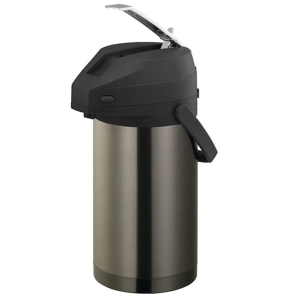 Service Ideas Airpot with Lever Lid, 3L Stainless Steel Lined, Dark Tungsten - CTAL30BLDT