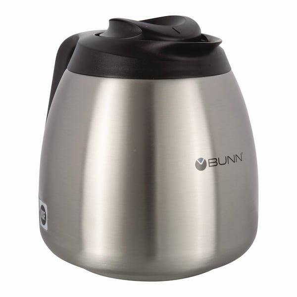 Bunn Thermal Carafe, Stainless Steel, 1.9 Liter - 51746.0001