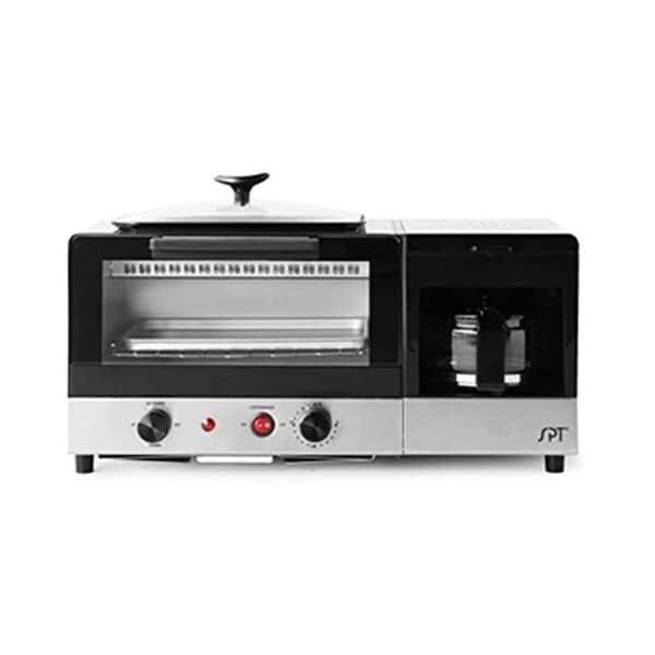 Spt SPT BM-1120B 3-in-1 Breakfast Maker - Stainless Steel; Black - BM-1120B