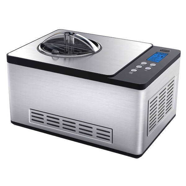 Whynter Ice Cream Maker 2 Qt Capacity Stainless Steel Bowl  Yogurt Maker - ICM-220SSY