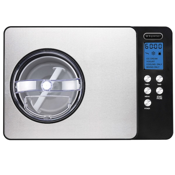 Whynter Ice Cream Maker 2 Qt Capacity Stainless Steel Bowl  Yogurt Maker - ICM-220SSY