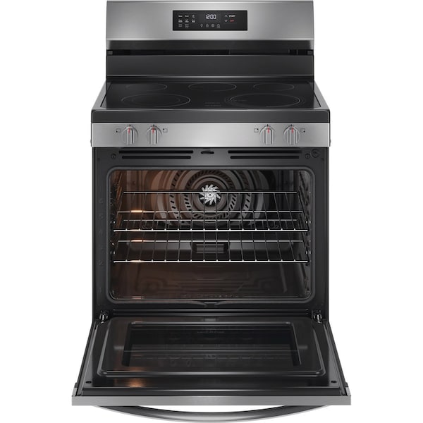 Almo Frigidaire 30-in. Electric Range with Air Fry and EvenTemp Technology - FCRE3083AS
