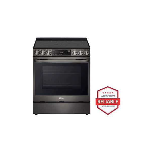 Almo 6.3 cu ft Smart Wi-Fi Enabled ProBake Convection InstaView Electric Slide-In Range - LSEL6335D