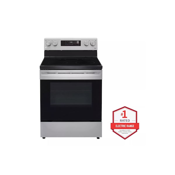 Almo 30-in. ThinQ 6.3 cu. ft. Electric Range with Dual Elements and Easy Clean Oven - LREL6321S