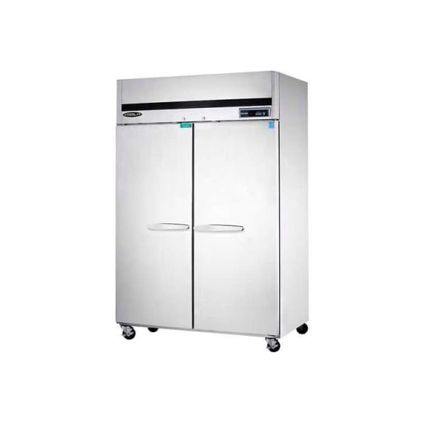 Mvp Group Corporation Kool-It Reach In Freezer, Top Mount Compressor, 2 Solid Doors, 44.7 Cu. Ft., Stainless Steel - KTSF-2