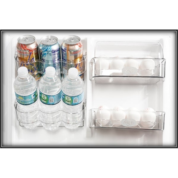 Premium Levella 10.1 cu ft Frost Free Top Freezer Refrigerator in Stainless Steel - PRN10160HS